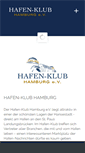 Mobile Screenshot of hafen-klub.de