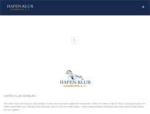 Tablet Screenshot of hafen-klub.de